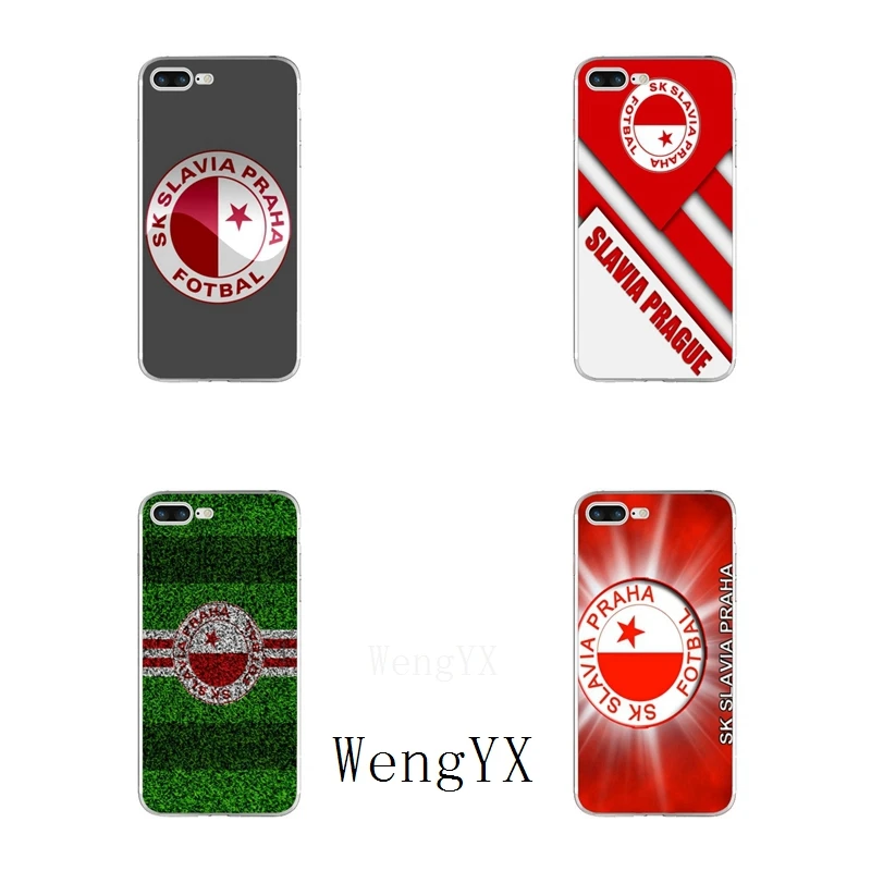 

Sk Slavia Praha Czech Republic Slim silicone TPU Soft phone case For Huawei P7 P8 P9 P10 P20 pro Lite plus P Smart Mini 2017