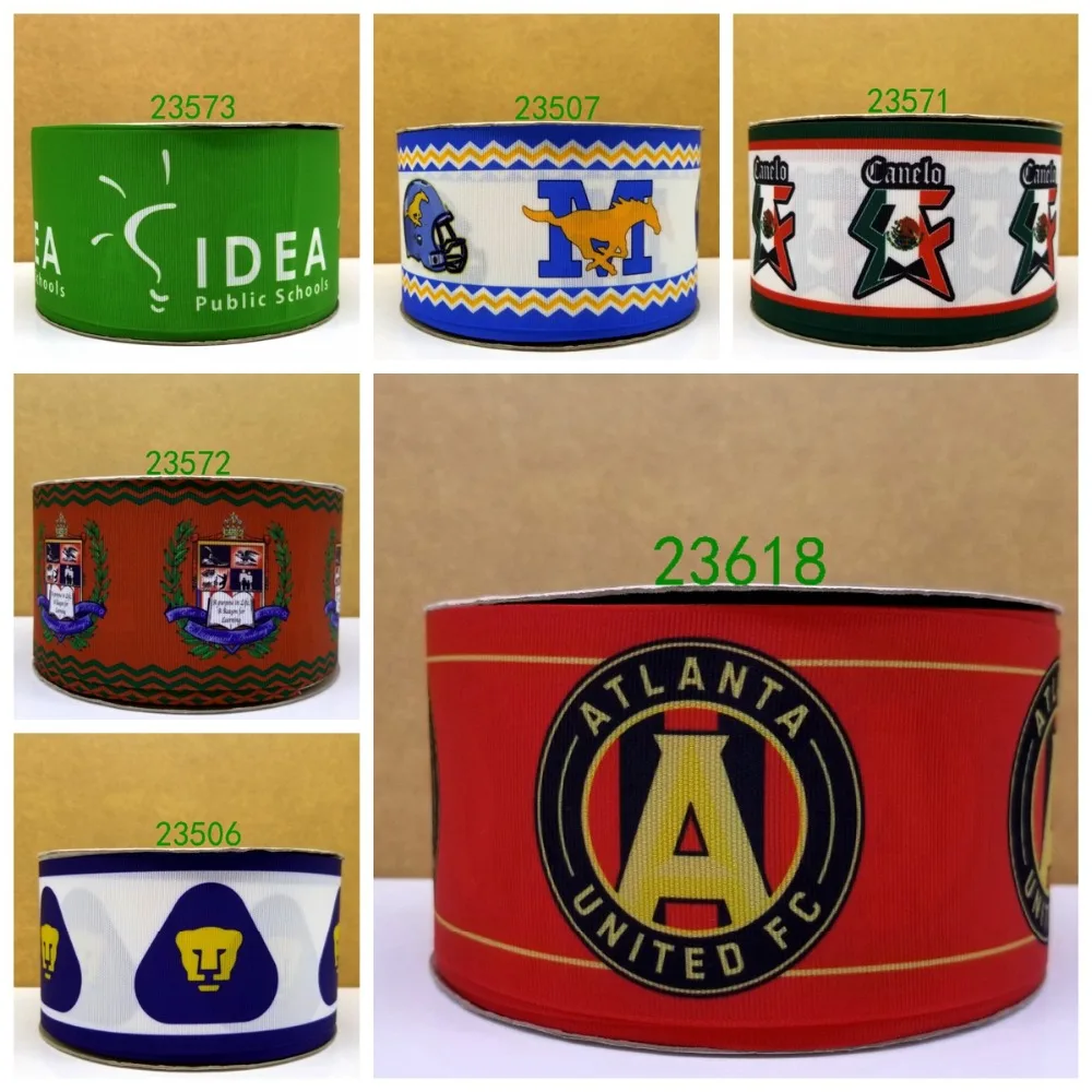 

Free shipping 50 yard cartoon printed grosgrain ribbon 23618