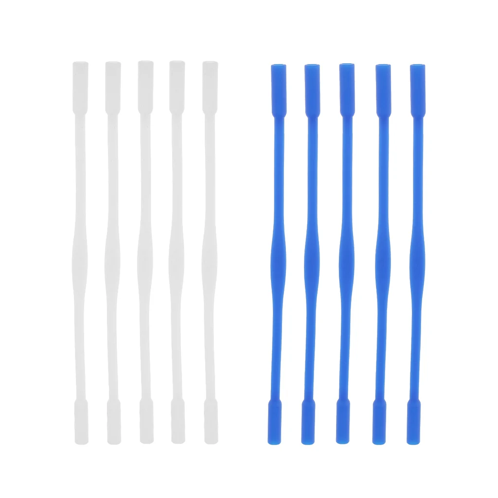 Pack of 10pcs Kids Silicone Eyeglasses Glasses Non-Slip Strap Sports Band Cord Lanyards