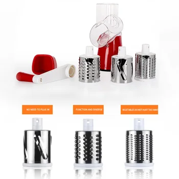 

Multi-function Chopper Manual Rotating Grater Vegetable Fruit Cutter Kitchen Tool HVR88