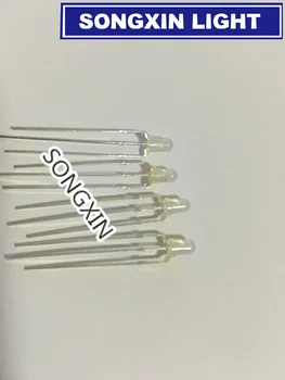 

1000pcs LED 3mm Round Diffused Red&Green two Color Common Anode LED Light Emitting Diode RED/YELLOW GREEN R-YG Bi-color 005