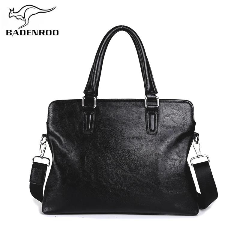 Badenroo New Leather Male bags Fashion Men Handbags Brand Business Briefcase Tote Laptop Bag Casual Man Shoulder Crossbody Bags цена Badenroo New Leather Male bags Fashion Men Handbags Brand Business Briefcase Tote Laptop Bag Casual Man Shoulder Crossbody Bags цены онлайн