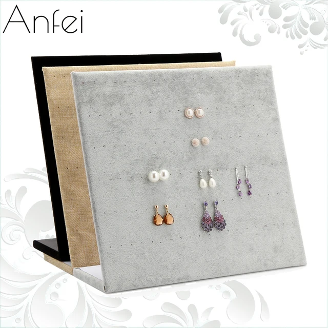 120 Holes Earring Holder Velvet Jewelry Display Size Earrings 120 Holes Earring Holder Velvet Jewelry Display Size Earrings Organizer Storage A289