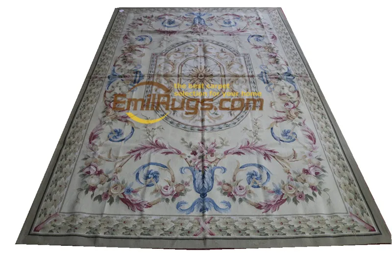 aubusson tapete artesanal francês chique lã tricô tapetes