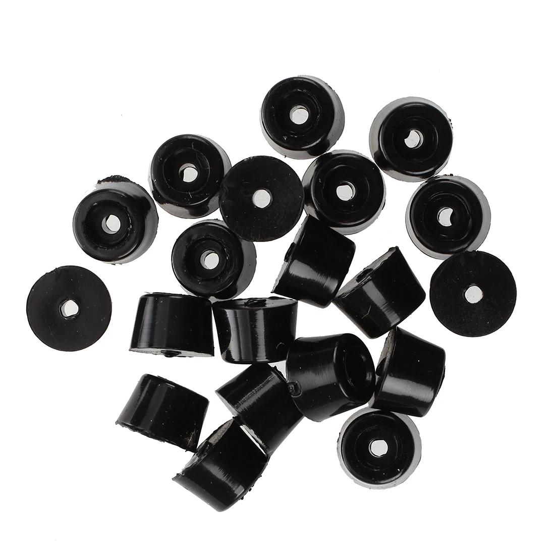 20 pieces 13 x 10 x 10 mm Rubber Chair Feet Pads Tile Floor Protector