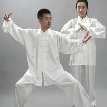 Женская и мужская одежда Tai Chi китайская Униформа с топом рубашка брюки набор для тренировок весна лето