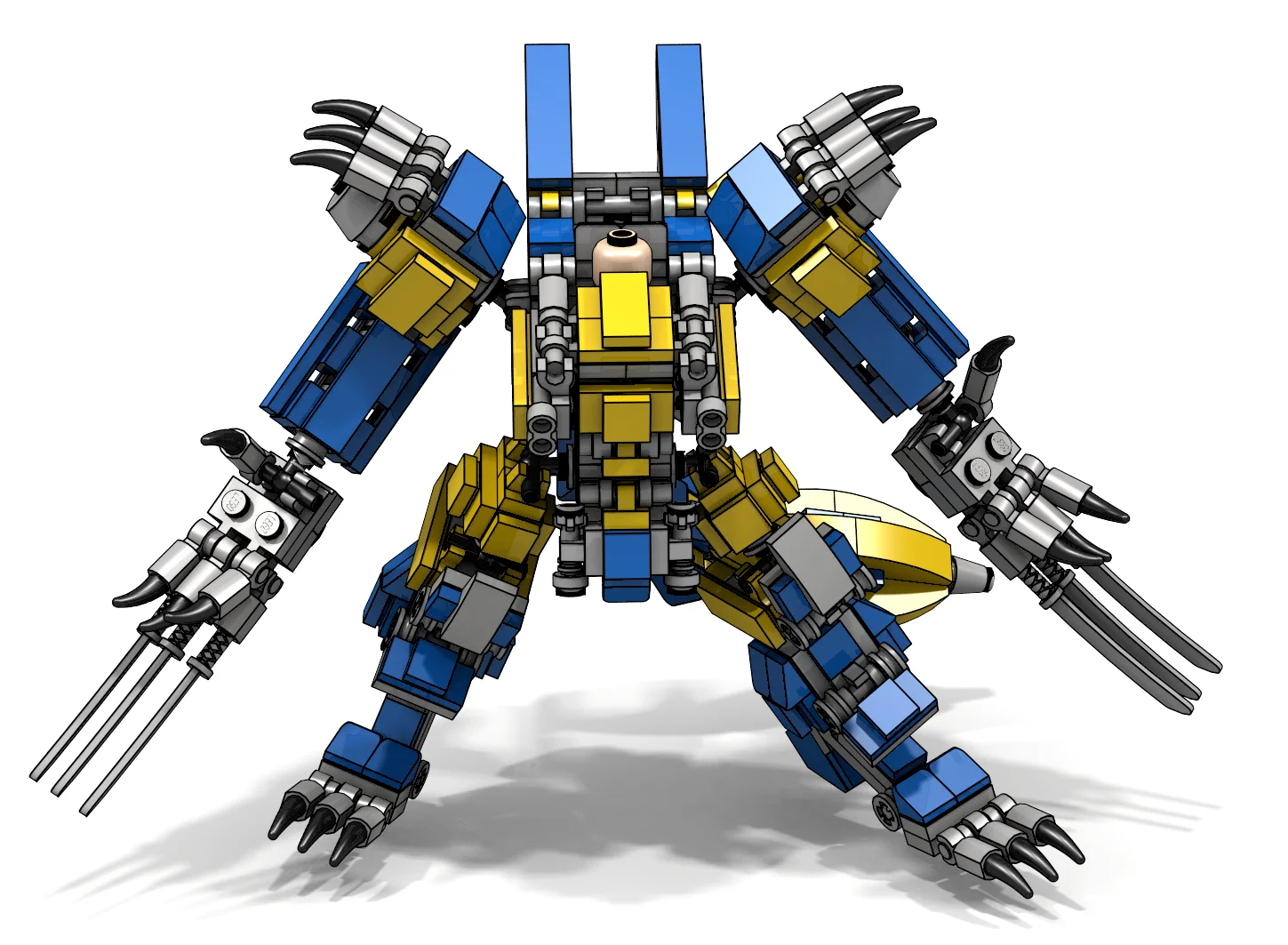 

2019 Moc Compatible with Legoinglys Overwatching Games Bastion D.Va & Reinhardt Set Building Blocks Bricks Toys For Kid Gift