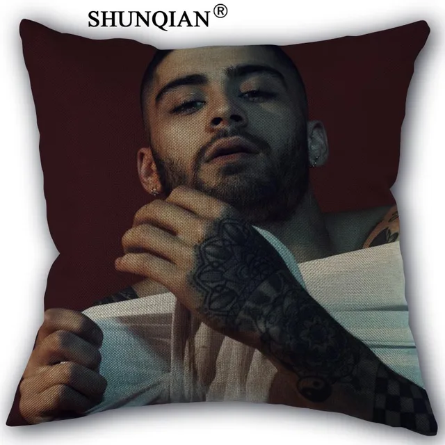 Buy zayn malik Pillowcase Cotton Linen Square Zippered