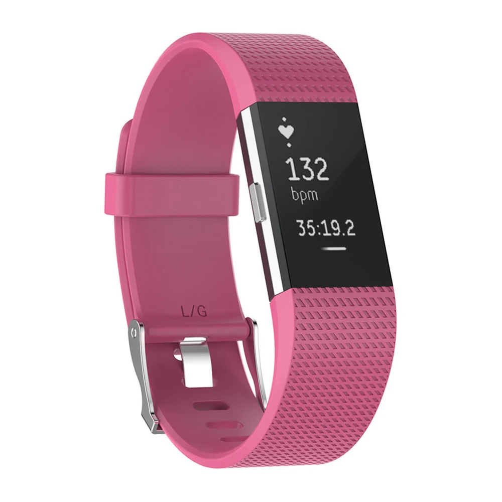 Wristband Wrist Strap Smart Watch Band Strap Soft Watchband Replacement Smartwatch Band For Fitbit Charge 2 00025