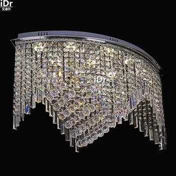 

Modern shaped crystal lamp Upscale atmosphere bedroom lamp living room den restaurant Hotel room lights Ceiling Lights