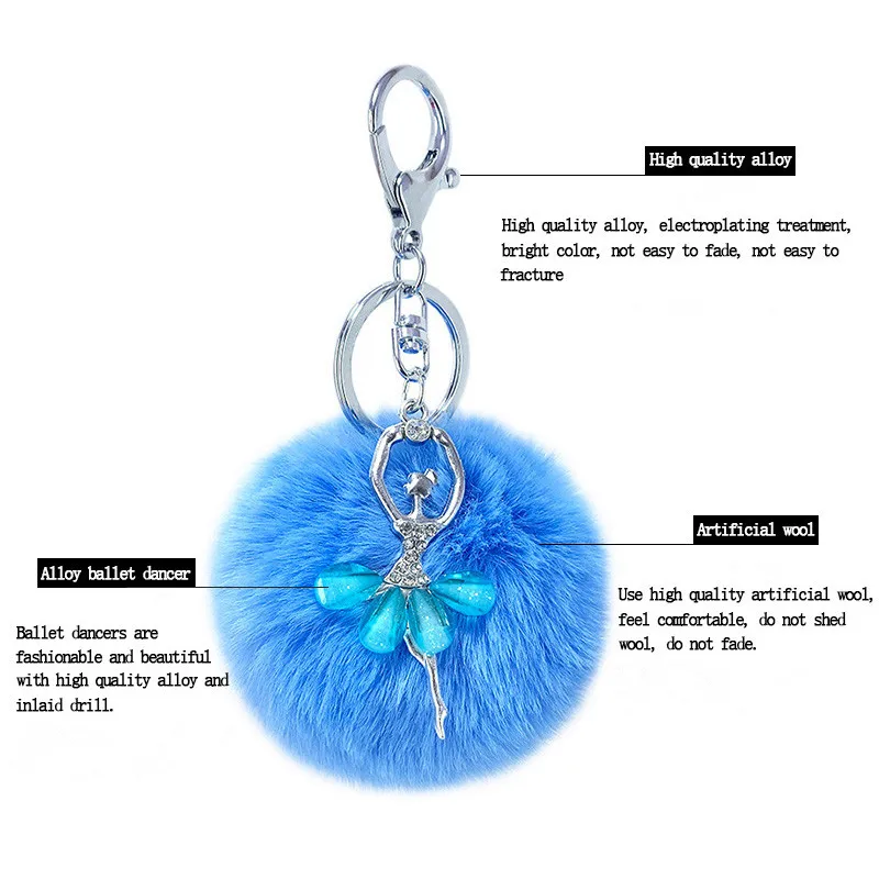 Blue Bug Gifts Porte-Cl/és 3D Chat