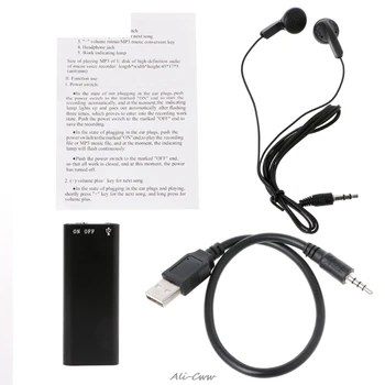 

2018 High Quality 3-In-1 8GB Mini Digital Audio Voice Recorder MP3 Music Player USB Flash Drive