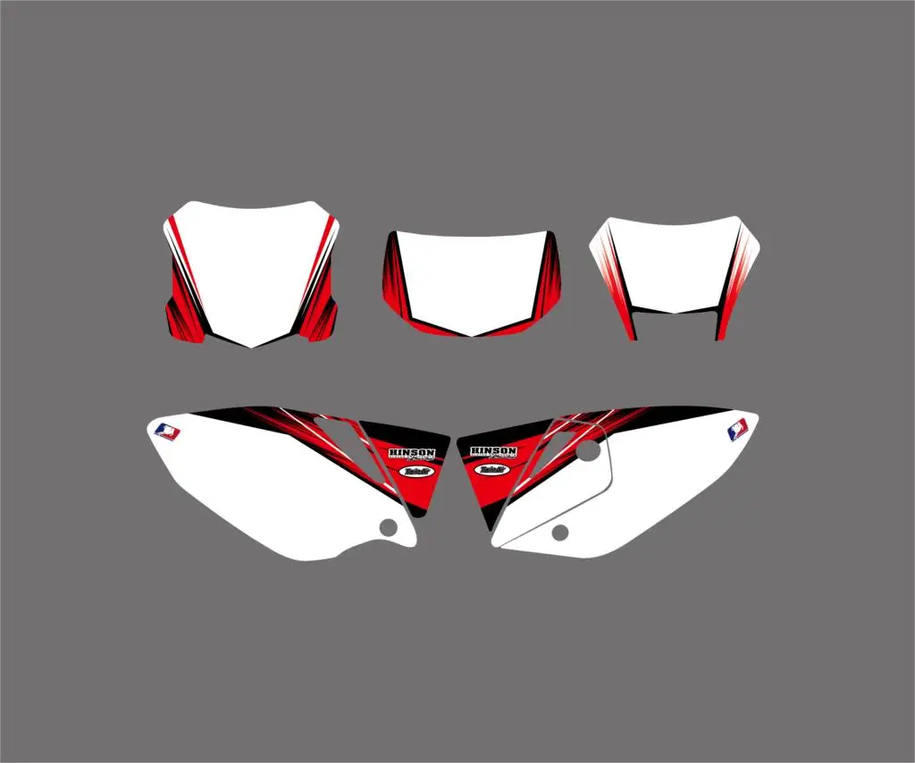 Графическая Наклейка мотоцикл Стикеры комплект для Honda CRF450X CRF 450X450X4 тактный 2004- 2013 2012 2011