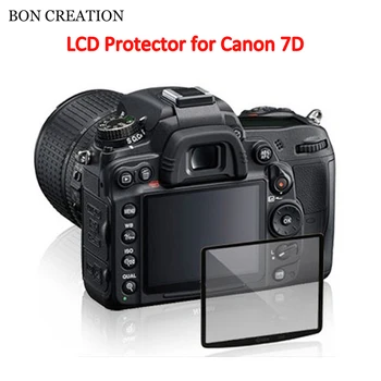 

BON CREATION 1Pcs Professional LCD Optical Glass Screen Protector for Canon 7D Compact Glass Protective Film camera accessories