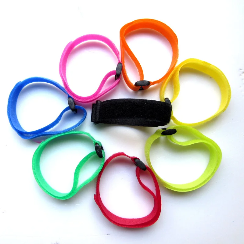 Reusable Velcro Cable Ties Straps with Plastic button Velcro strip