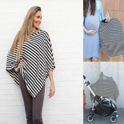 Maternity Top Car Seat Cover Canopy Nursing Crib Baby Stroller Cover Canopy UK 