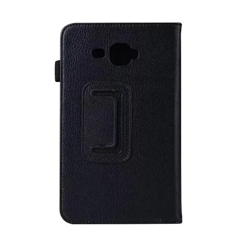 Чехол для планшета samsung Galaxy Tab A a6 7," T280 T285 SM-T280 SM-T285, умный чехол, чехол для планшета с откидной подставкой, защитный чехол - Color: Black
