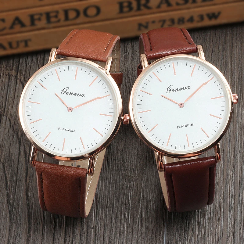 

Luxury Male Clock Simple Business Quartz Men Watch Fashion Dress Ladies Watches Leather Strap Sports Wristwatches Montre Femme