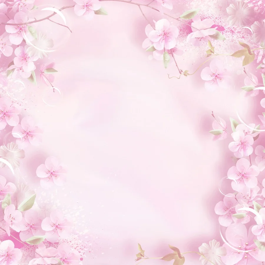 

Laeacco Blossoms Flower Cherry Sakura Petals Watercolor Baby Newborn Portrait Photo Background Photography Backdrop Photo Studio