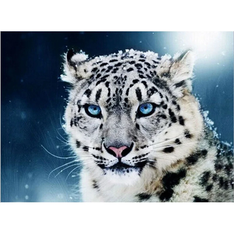 

diy diamond painting Leopard magic 5D Diamond embroidery animal diamond cross stitch square diamond sets unfinish decorative