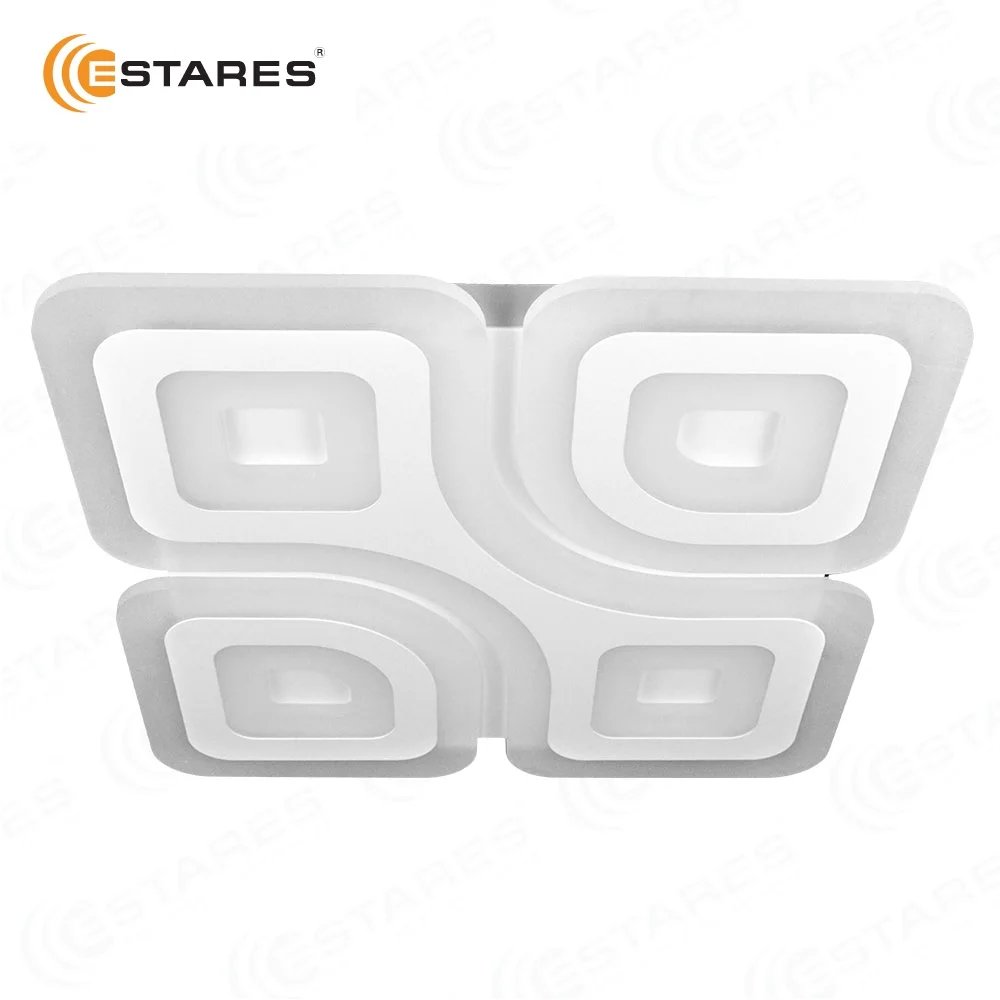 ESTARES Управляемый светодиодный светильник Geometria Quadrate 85w q 500 white 220 ip44|Потолочные
