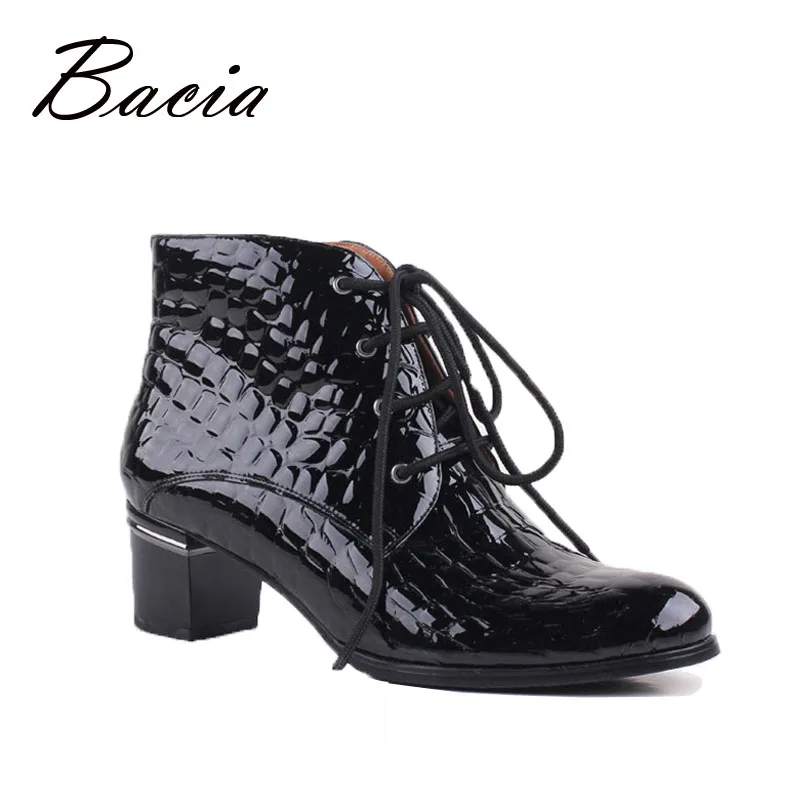 

Bacia 2016 Women Winter Ankle Boots Shoes Fashion Motorcycle Short Plush Boots Genuine Leather Boots Rubber Soles Boots VB061