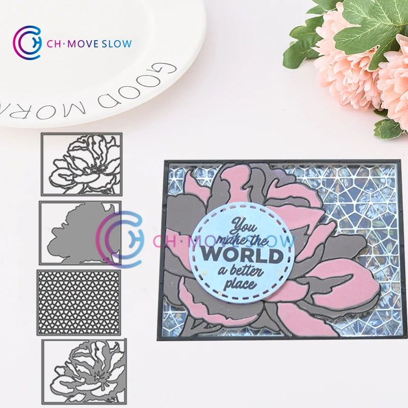 2019 Новое поступление CH Flower 1 металлический режущий тиснение Скрапбукинг трафарет