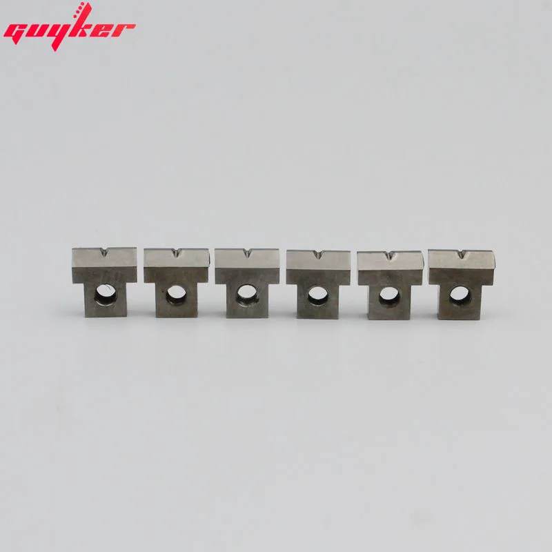 

1 Set 6 Pieces Titanium Alloy Tune-O-Matic Bridge Saddle For LP Guitar