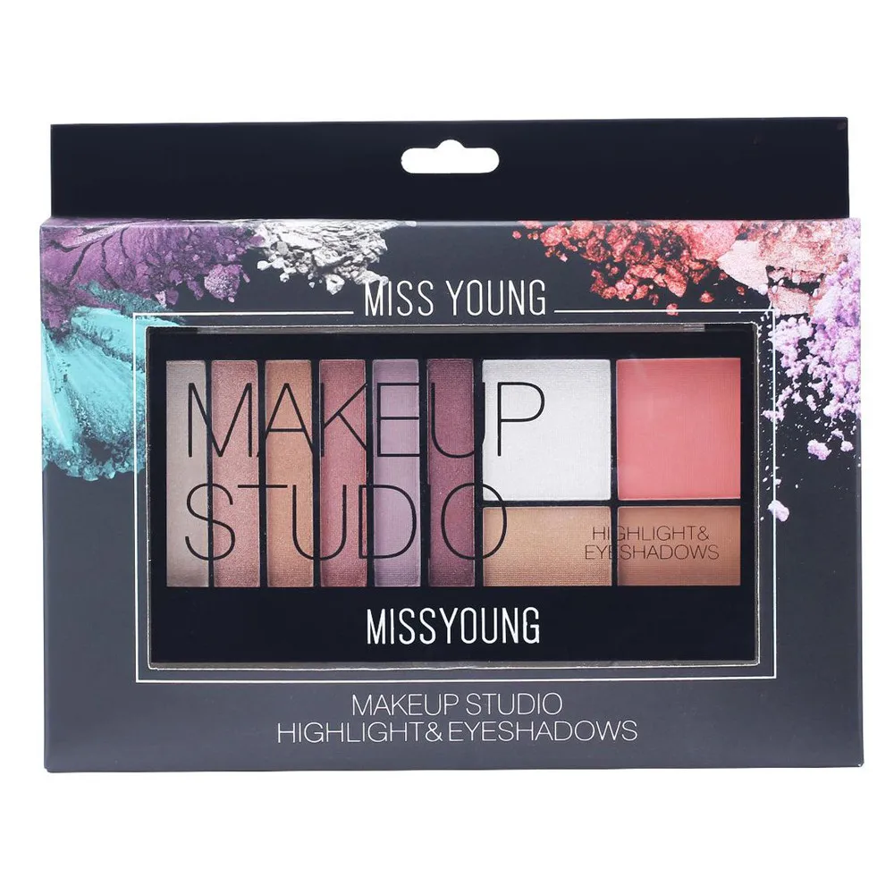 

1pcs 10 Colors Womens Make UP Eyeshadow Textured Pallete Faced Matte Pearl Makeup Eye shadow Make-up Cosmetics Toos