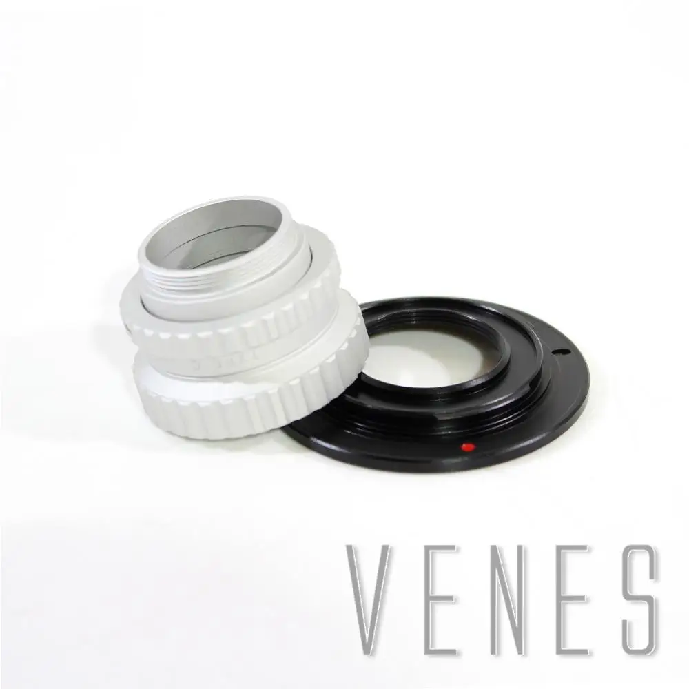 Lens Adapter Suit For S Mount Lens to C Mount Camera + C Mount Film Lens to Micro Four Thirds 4/3 Camera