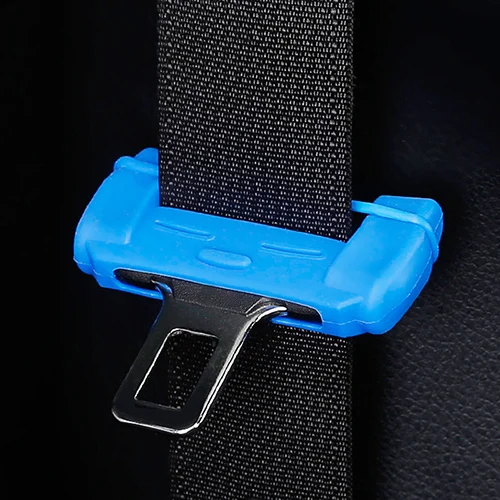 Car Safety Belt Buckle Silicon Protector Anti-Scratch Seat Belt Buckle Clip Interior Accessories for BMW VW Audi Toyota - Название цвета: 1 pieces