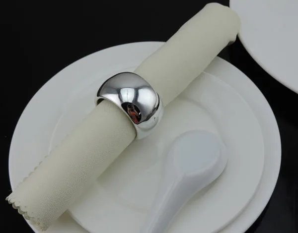 Free Shipping 12pcs Lot Silver Napkin Ring Buckle Free Shipping 12pcs Lot Silver Napkin Ring Buckle Holder For Hotel Dining Table And Wedding Party Decoration In Rings From Home