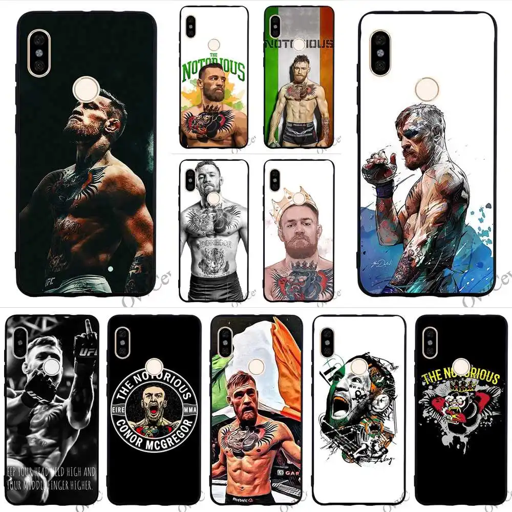 

Colorful Conor McGregor Phone Cover for Xiaomi Redmi Note 5A Prime Case 5 4A 5 Pro 6 Plus 4X 6A Silicone