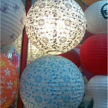 10 шт./партия, 1"(40 см), 12 видов разных цветов, Традиционный Китайский бумажный фонарь