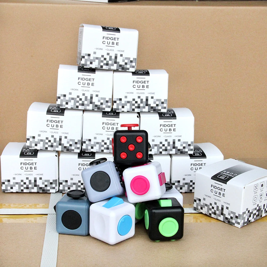 

Stress Cube for Fidgeters Relieve Stress Anxiety Boredom all at your finger tips fidget cube relieves stress anti irritability