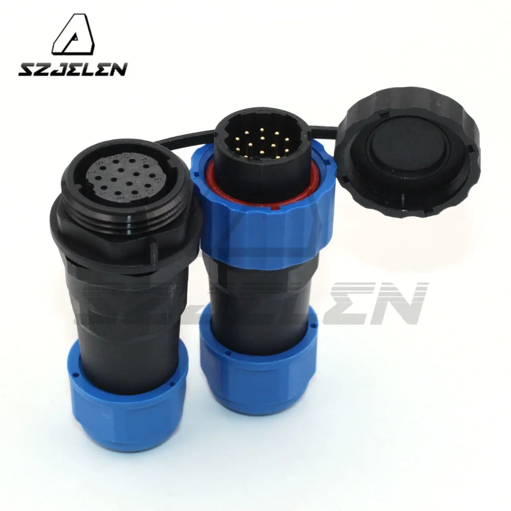 

SD20 Waterproof Cable Wire Docking Plastic Aviation Connector 20mm 14Pin Power wire connectors cable automotive connectors