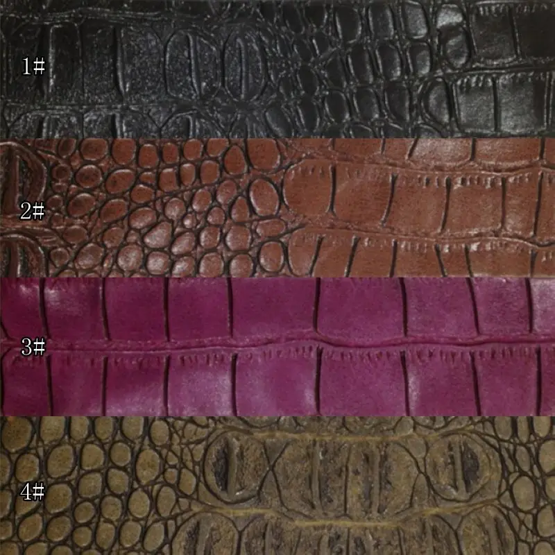 Spot Nile crocodile pattern PU Synthetic leather grain fabric diy material | Дом и сад