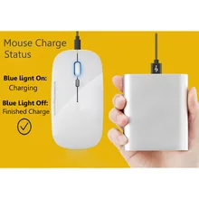 Перезаряжаемая беспроводная мышь 1600 dpi Бесшумная оптическая 2,4G встроенная литиевая батарея Мыши для ПК ноутбука SD998