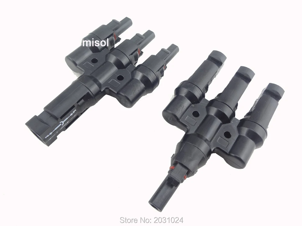 

50 pair of MC4 Parallel connector 3M1F/3F1M Solar PV Connector Parallel for 3 solar panels