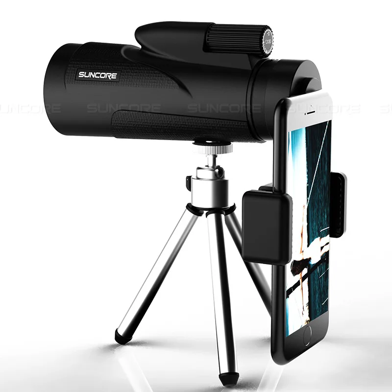 

SUNCORE Hunting Military Tourism HD 12X50 Monocular Professional High Quality Telescope Coating Film for Bird Watching,Hunting 8