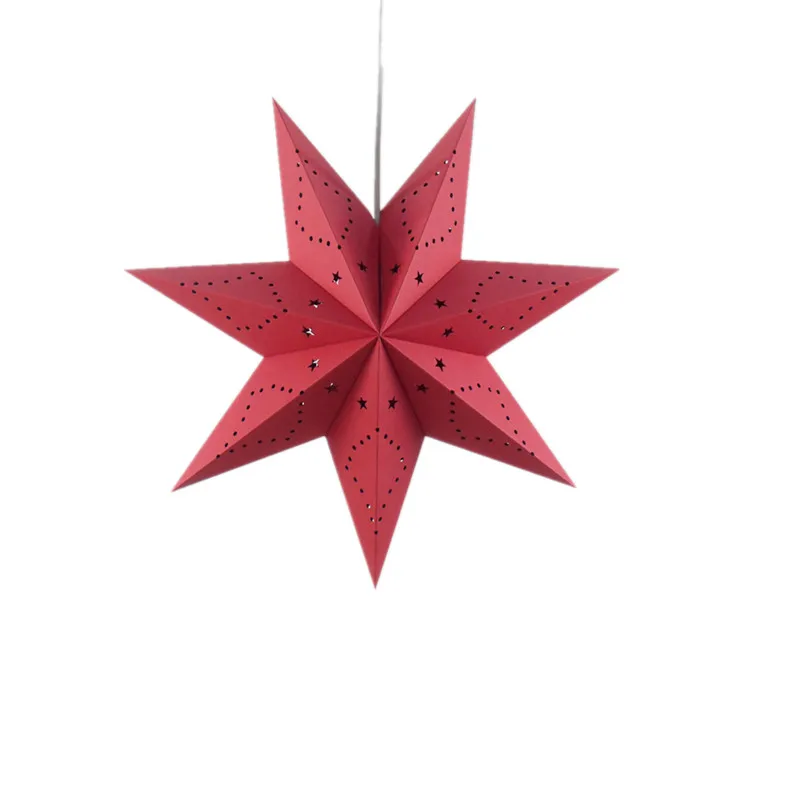 Christmas Decoration Origami Pendant Light Creative Twinkle Star Lighting Holiday Pendant Lamp Hang Coffee Dining Living Child's