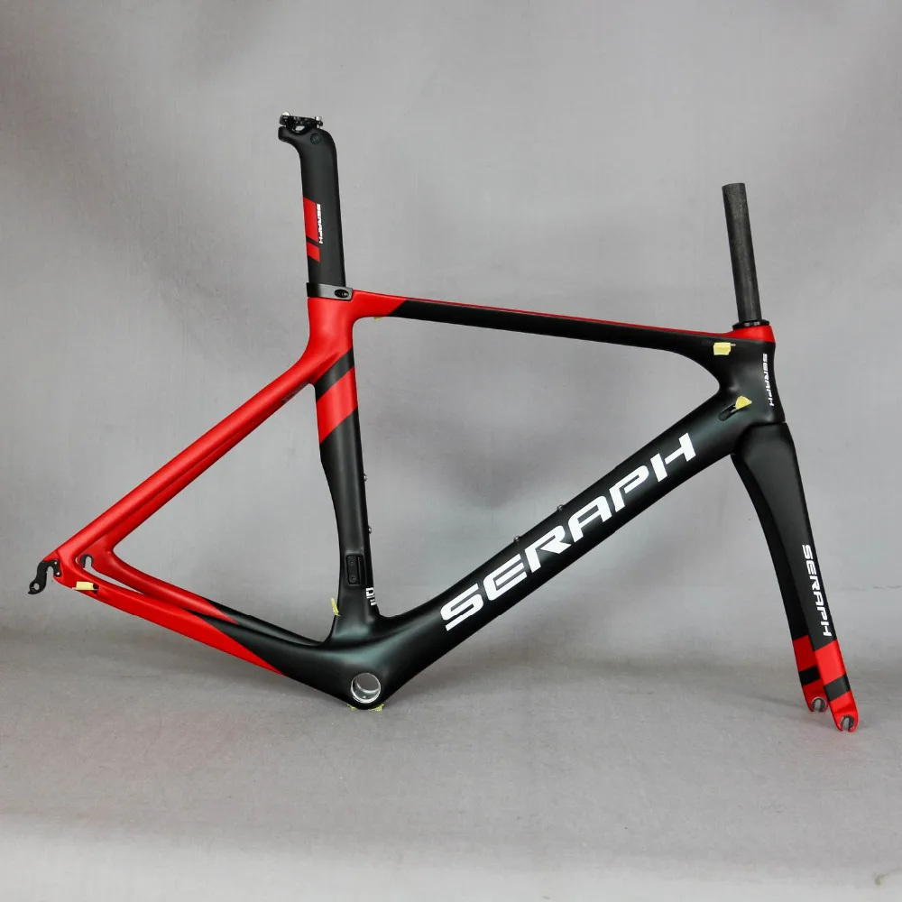 Excellent new carbon road bike frame FM268 set with seatpost Di2 bicycle frame SERAPH brand frame 15