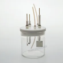 Пять Портов Герметическая электролитическая ячейка, три-электродная система, два-электродная система Резьбовое уплотнение