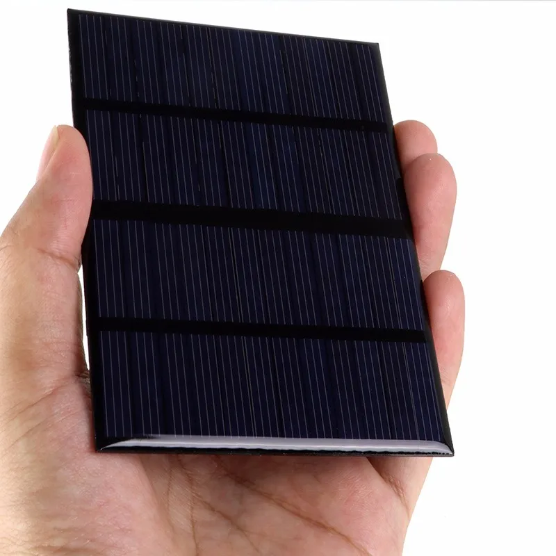 1Pc 12V 1.5W Wholesale Dropshipping MOONBIFFY Solar Panel Epoxy Polycrystaline Power Charge Module 115x85mm Mini Solar Cell