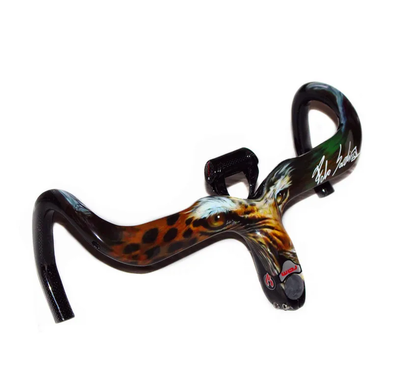 bicycle road handlebar full carbon fiber carbon fiber one piece