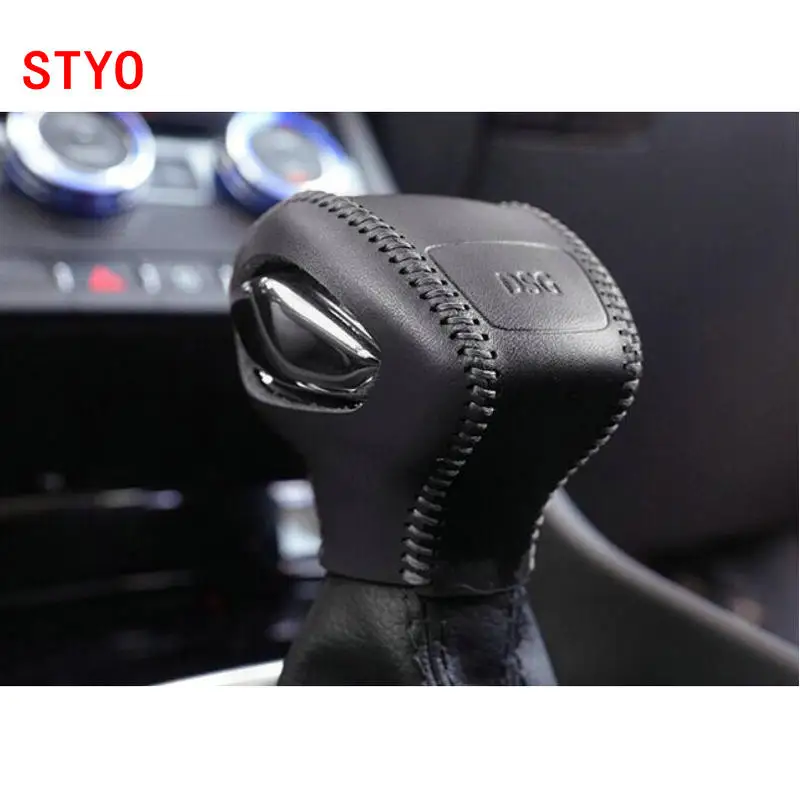 

STYO Car gear shift knob gear head cover sticker for 2017 2018 Skoda1 Kodiaq