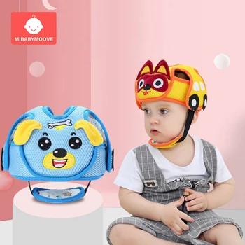 

Baby Safety Protective Helmet Toddler Walking Learning Anti-Collision Soft Hat Adjustable Comfort Head Security Protection Cap