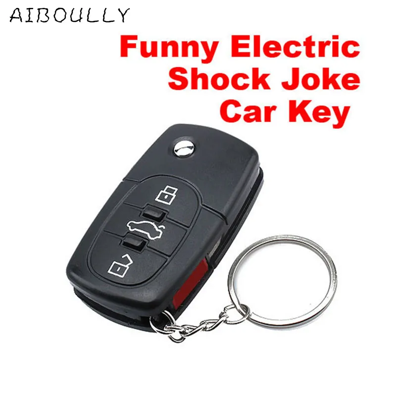 Practical Joke Car Toy Electric Shock Gag Car Remote Control Key with