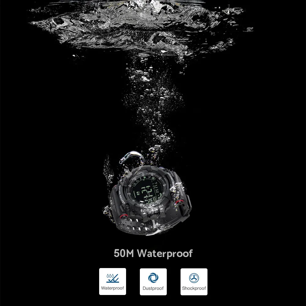Спортивные умные часы для мужчин, шагомер, Bluetooth, 5 АТМ, водонепроницаемые, напоминание о звонках, цифровые часы, умные часы для iOS, Xiaomi, huawei, телефон