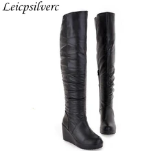 Зимние женские сапоги; сезон осень-зима; сапоги на высоком каблуке; сапоги до колена; высокие сапоги